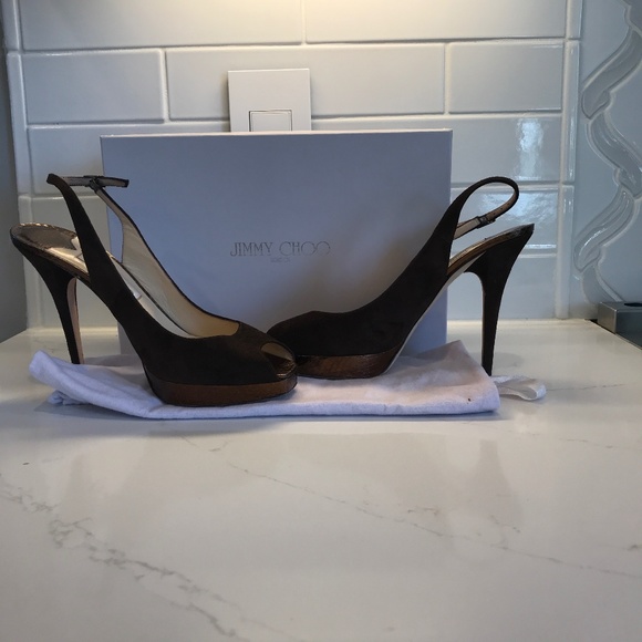 Jimmy Choo Platform Sandal - Picture 1 of 4